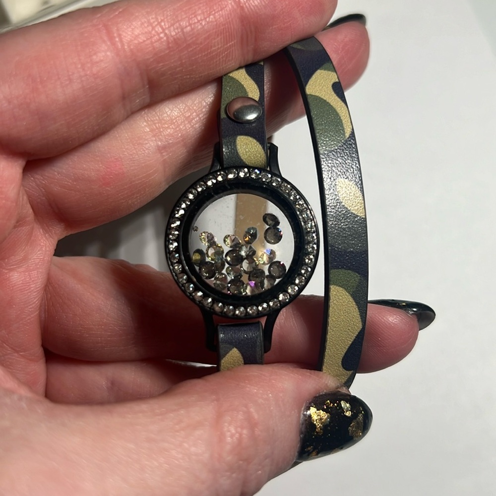 Origami Owl Camo Double Wrap Bracelet